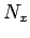 $ N_x$