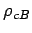 $ \rho_{cB}$