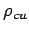 $ \rho_{c u}$