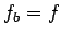 $ f_b =
f_$