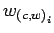 $ w_{{(c,w)}_i}$