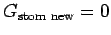 $ G_{\text{stom new}} = 0$