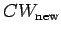 $ CW_{\text{new}}$