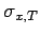 $ \sigma_{x, T}$