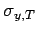 $ \sigma_{y,T}$