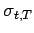 $ \sigma_{t, T}$