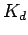$ K_d$
