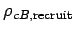 $ \rho_{cB,\text{recruit}}$