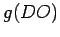 $ g(DO)$